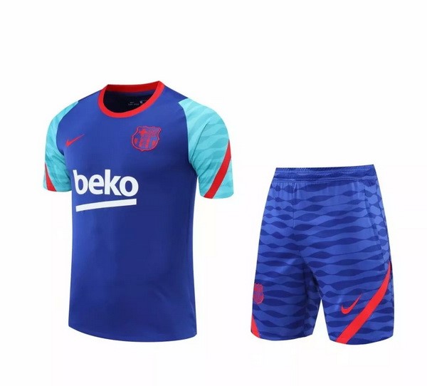 Entrenamiento Barcelona Conjunto Completo 2021-22 Azul